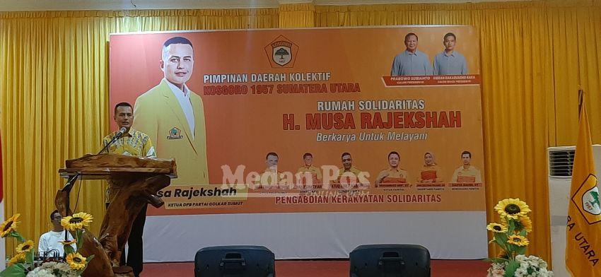 'Rumah Solidaritas Musa Rajekshah' Dukung Kemenangan Ijeck Demi Marwah Partai Golkar