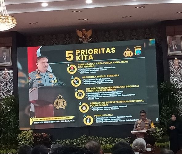 Refleksi Akhir Tahun dan Outlook 2024, Kapoldasu: Setiap 8 Menit 3 Detik Terjadi Gangguan Kejahatan di Sumut