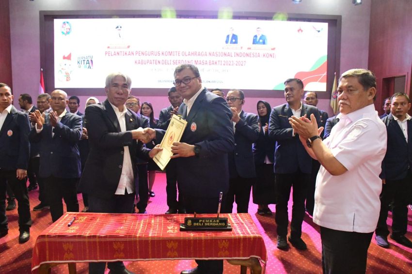 Pengurus KONI DS Diharapkan Mampu Mendulang Prestasi Bagi Kemajuan Olahraga