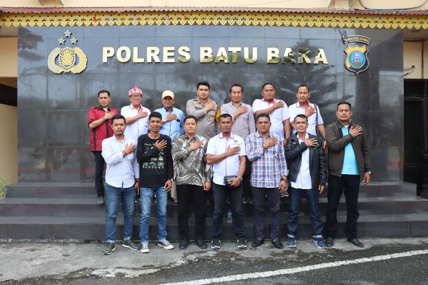 PWI dan Polres Batu Bara Jalin Sinergitas Cipatakan Pemilu Sejuk Damai