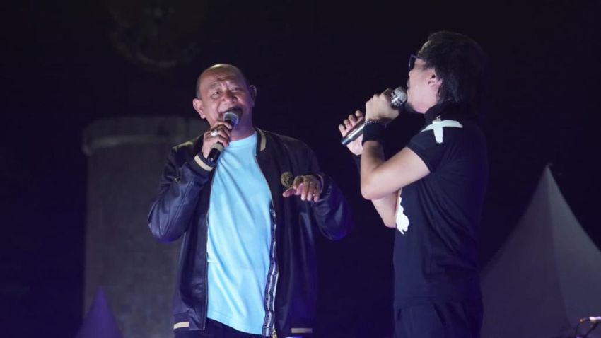 Band Raja Meriahkan Penutupan HUT Ke 274 Langkat, Syah Afandin Berpamitan