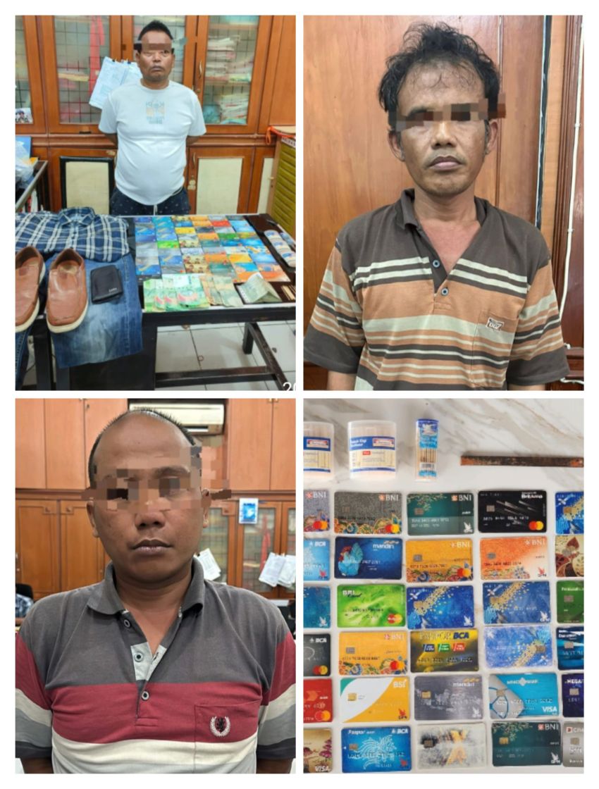 Polda Sumut Tangkap Spesialis Pencuri Ganjal ATM, 64 Kartu ATM Milik Para Korban Disita