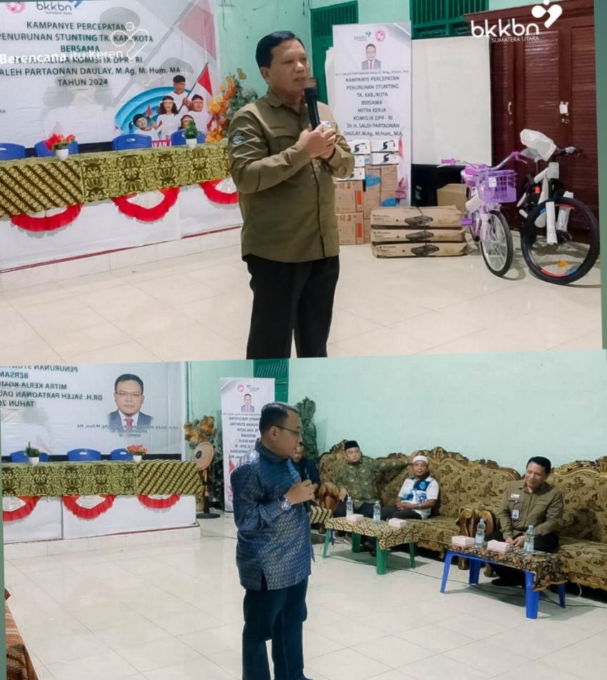 BKKBN Sumut dan Anggota Komisi IX DPR RI Kolaborasi Memerangi Stunting di Palas