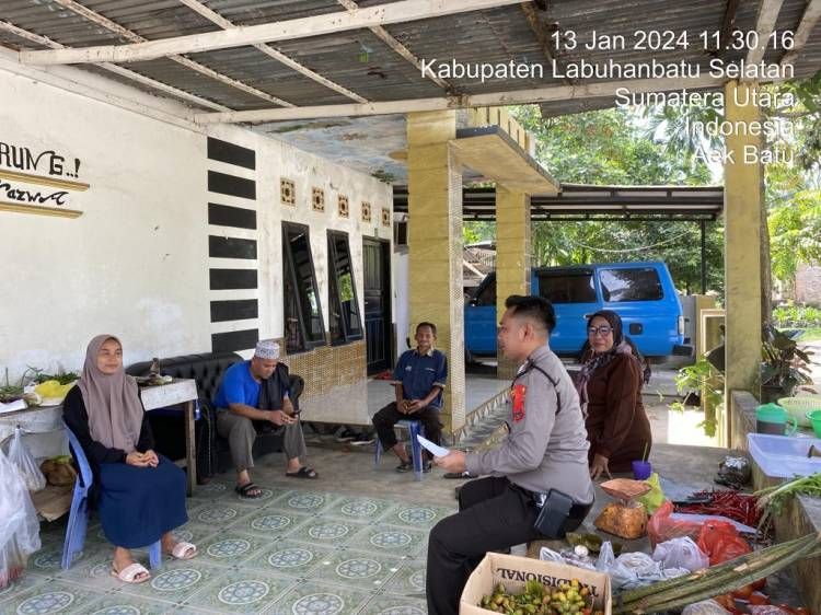 Polres Labusel Kerahkan 156 Personel Lakukan Cooling System Pengamanan Pemilu ke Berbagai TPS