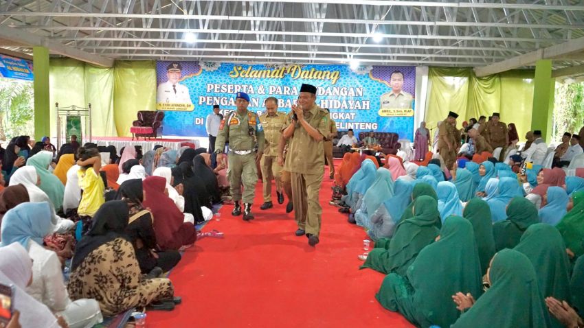 Ribuan Jemaah Pengajian Al-Hidayah sambut Syah Afandin di Sei Bingai