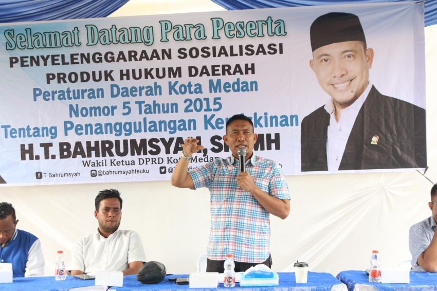 Bahrumsyah Rutin Sosialisasikan Perda Penanggulangan Kemiskinan