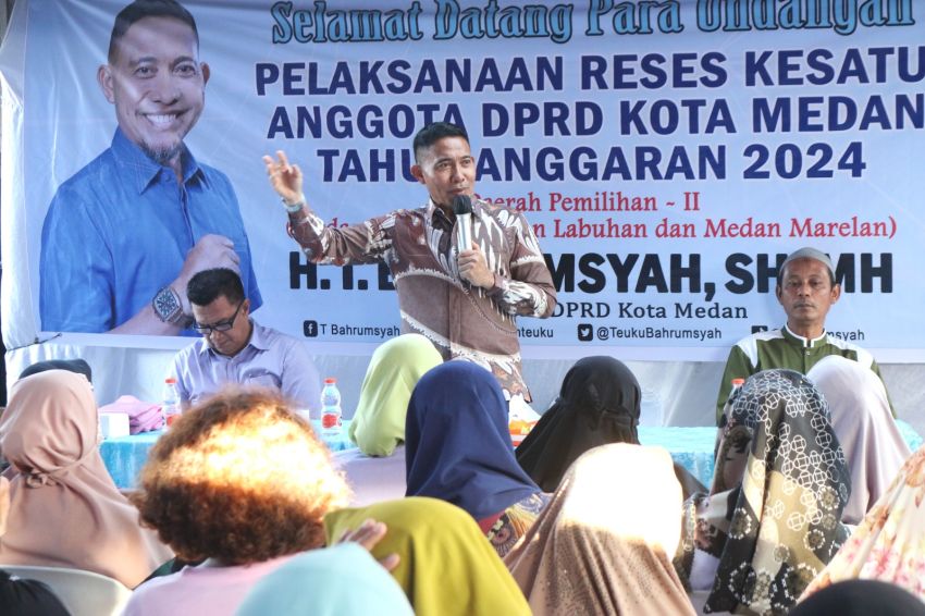 Jemput Aspirasi di Belawan, Bahrumsyah Harap Pembangunan Tak Hanya Fisik Semata, Tapi Juga Pemberdayaan dan Sosial