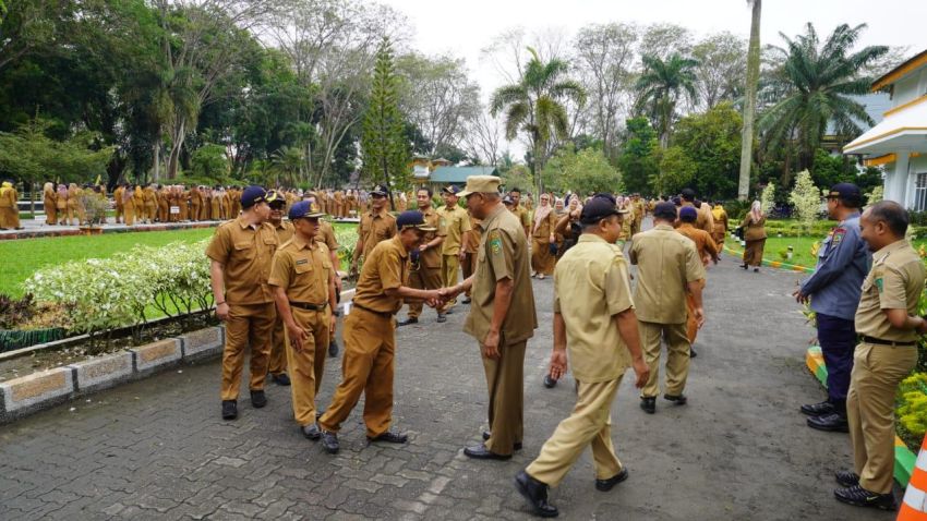 Apel Gabungan Terakhir, Syah Afandin Minta Maaf Atas Segala Kekurangannya