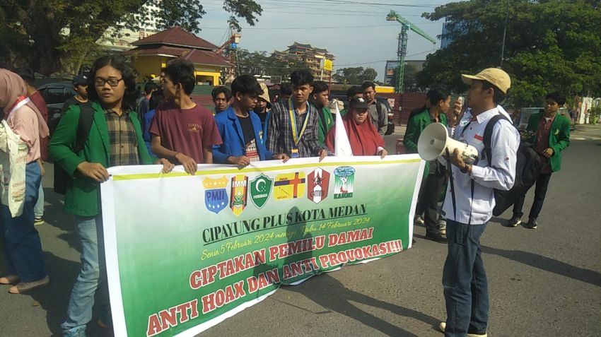 Cipayung Plus Kota Medan Ajak Masyarakat Ciptakan Pemilu Damai