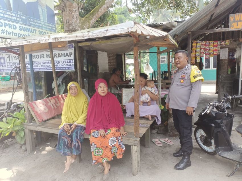 Masyarakat Desa Medang Baru Siap Amankan Pemilu Sesuai Himbauan Polsek Medang Deras
