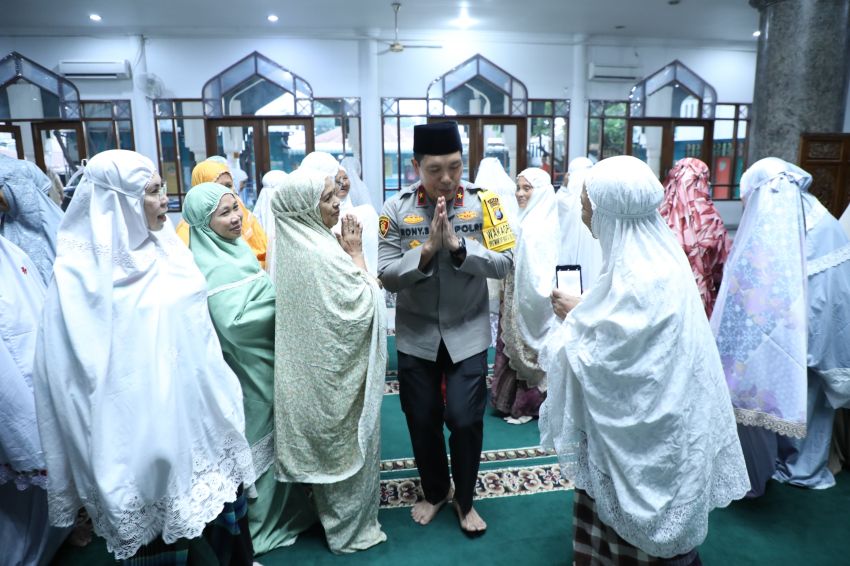 Subuh Keliling, Wakapolda Sumut Ajak Masyarakat Datang ke TPS
