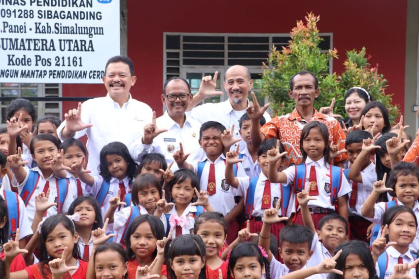 TILAPIA Resmikan Dua Rumah Baca di Kabupaten Simalungun
