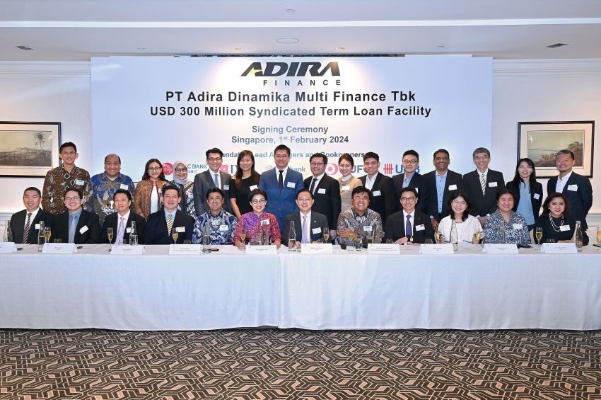 Adira Finance Memperoleh Fasilitas Pinjaman Sindikasi Sejumlah USD300 Juta