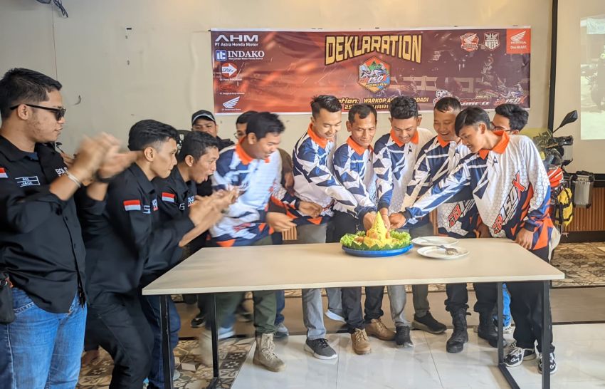 Honda Bersemangat Sambut Deklarasi CB150X Adv Id chapter Asahan