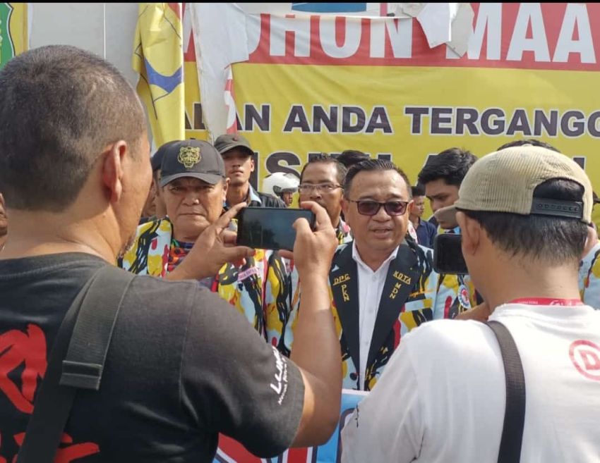 Seratusan Massa PKN Sumut Gelar Aksi untuk Pemilu Damai