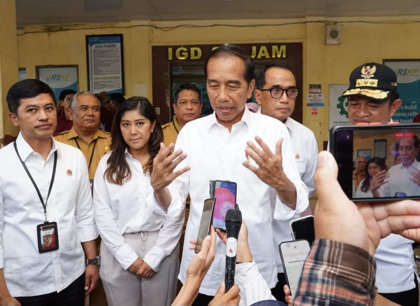 Tinjau RSUD Kumpulan Pane Tebing Tinggi, Jokowi Akan Rehap dan Tambah Ruang Inap