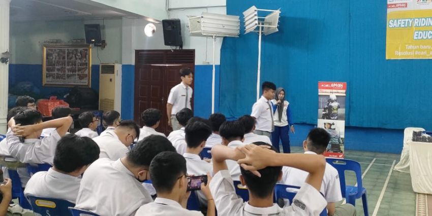 Perkuat Kontribusi Lahirkan Generasi Cari Aman, Honda Edukasi Pelajar Siantar