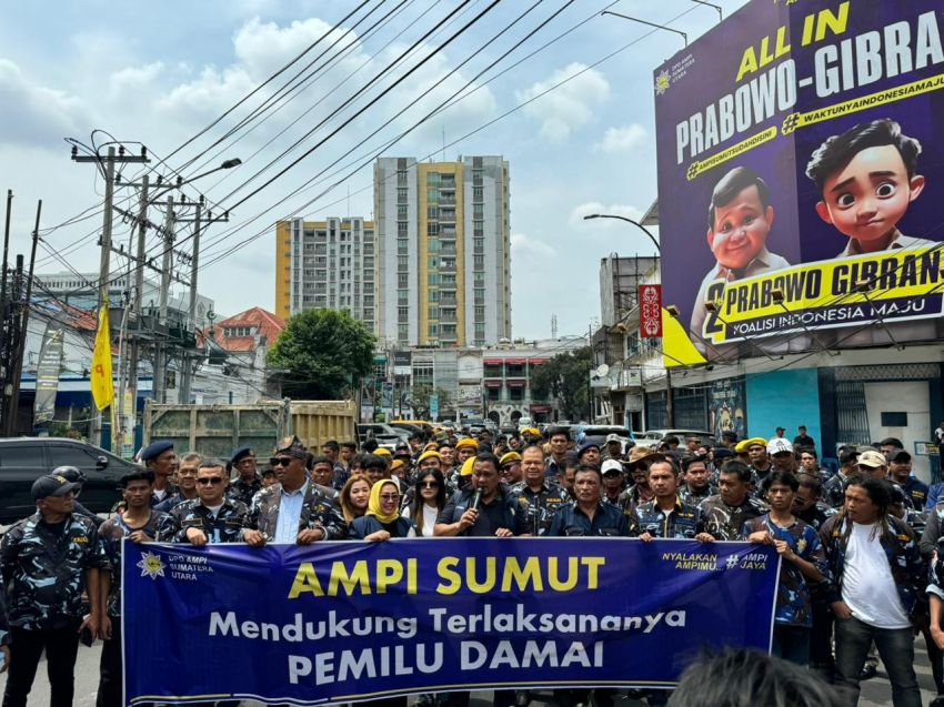 DPD AMPI Sumut Siap Kawal Pemilu 2024 Damai, Sekjen: Dukung Paslon 02