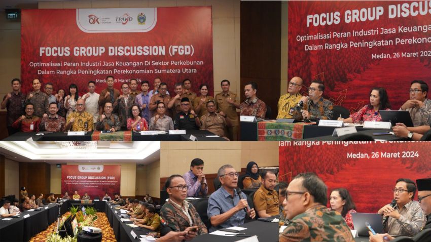 OJK Sumut Gelar FGD Bahas Peran Perbankan dalam Mengembangkan Subsektor Perkebunan Kelapa Sawit