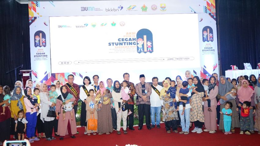 PTPN IV PalmCo Tanggulangi 1.100 Anak Stunting Wujudkan Indonesia Emas 2045