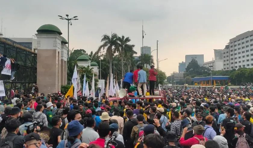 Demo Hak Angket dI DPR RI, Dua Kubu Menyangkut Hak Angket Bubar Setelah Pukul 17.40 WIB