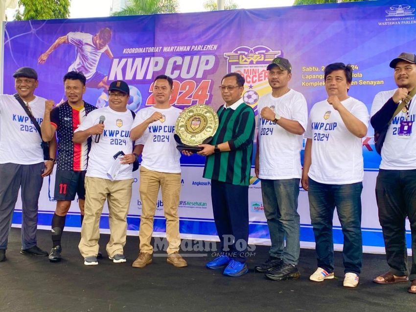 Kordinatoriat Wartawan Parlemen (KWP) Gelar Turnamen Sepak Bola KWP CUP Mini Soccer 2024