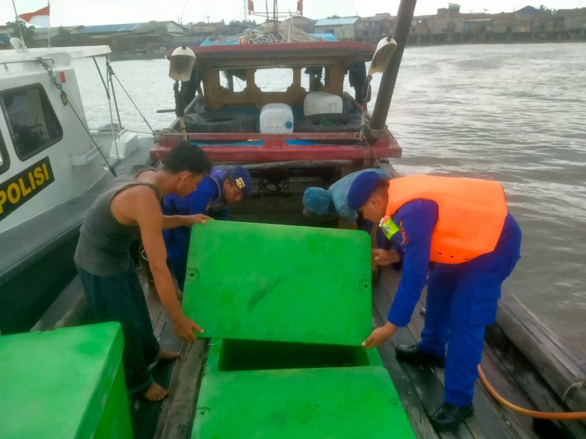 Sat Pol Airud Polres Tanjung Balai Gencarkan Patroli Perairan Mencegah Penyeludupan Barang Ilegal