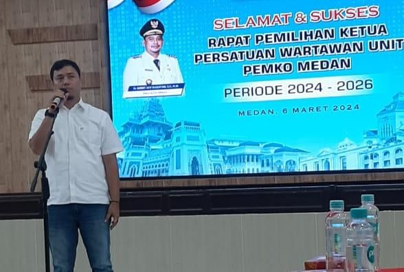 Syaifullah Defaza Kembali Pimpin Kordinator Wartawan Pemko Medan