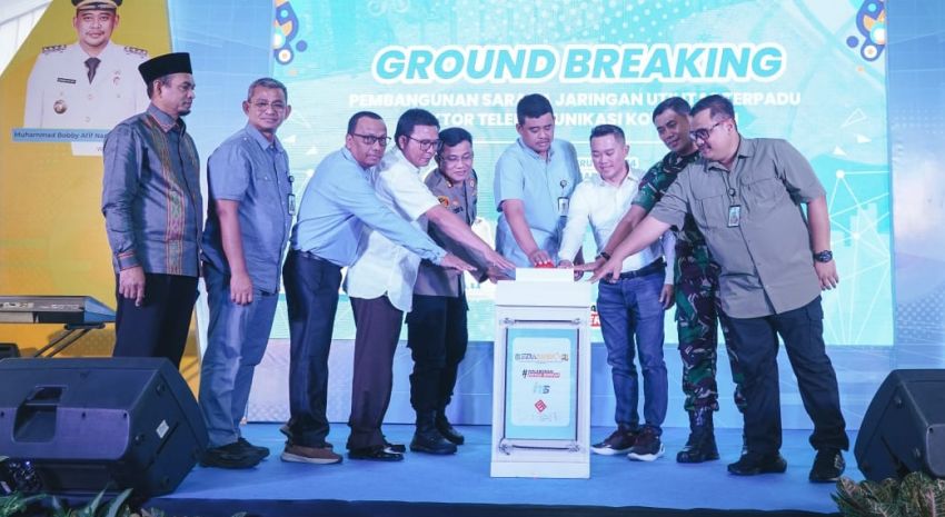 Wujudkan Merata dan Medan Smart City, Bobby Nasution Groundbreaking Pembangunan SJUT