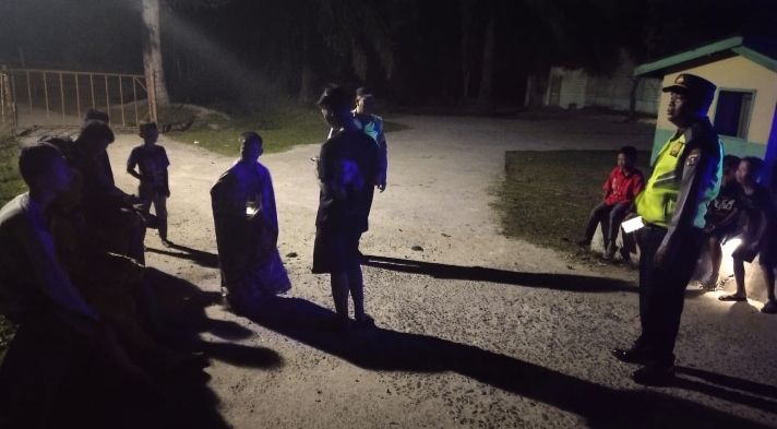 Hari Pertama Puasa Ramadhan 1445 H,   Polsek Tebing Tinggi Aktif Laksanakan Patroli
