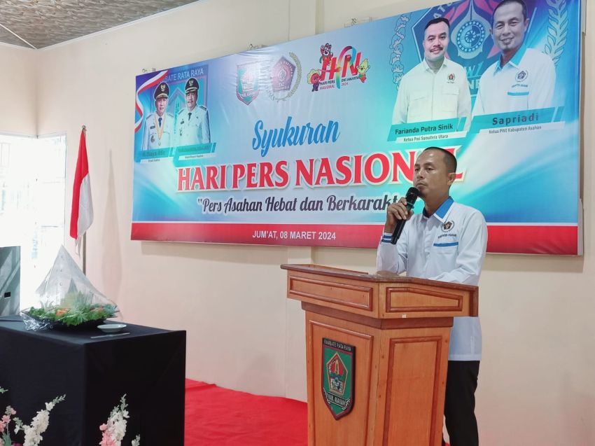 Syukuran HPN Tahun 2024, PWI Asahan Usung Tema "Pers Asahan Hebat dan Berkarakter "