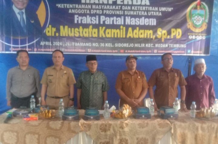 Anggota DPRD Sumut, dr.Mustafa Kamil Adam,Sp.PD Ajak Warga Hindari Pelanggaran Ketertiban Umum
