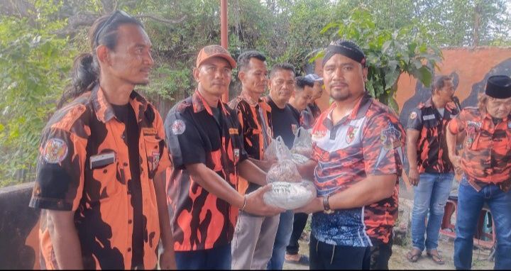 PAC PP Medan Labuhan Gelar Penyembelihan Lembu dan Bagi Sembako Jelang Idul Fitri 2024