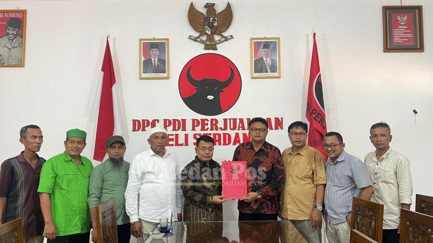 Jelang Pilkada Deli Serdang, Dr Misnan Aljawi SH MH Daftar ke PDI-P dan Golkar   