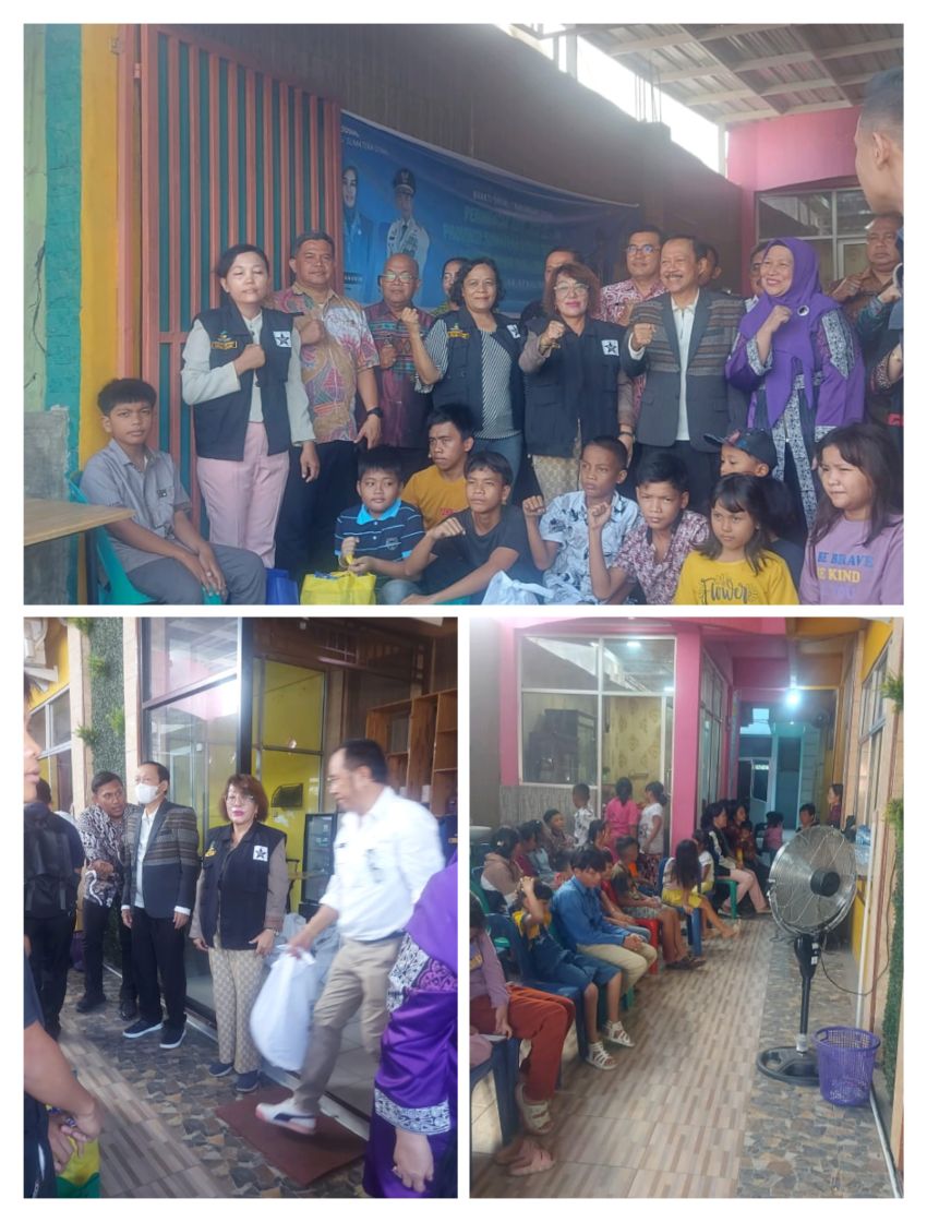 Sambut HUT ke 76 Sumatera Utara, Sekda dan Kadis Pendidikan Sambangi Yayasan Sinar Agape