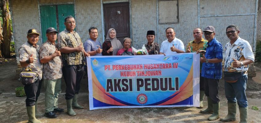 PTPN IV Regional II Kebun Tinjowan Bersama SPBUN Gelar Jum'at Berkah dan Santuni Kaum Dhuafa