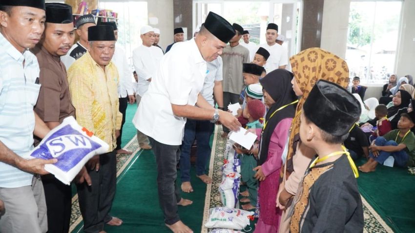 Pj Bupati Langkat Puji Kinerja Kades Dan BPAY Desa Banyumas