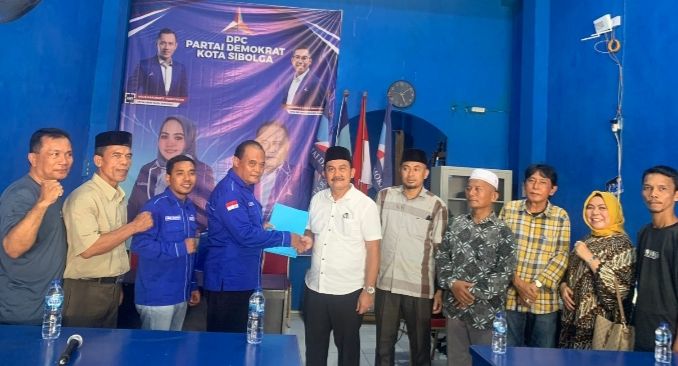 Maju Pilkada 2024, Drs H Ahmad Sulhan Sitompul MAP Resmi Daftar ke Partai Demokrat Kota Sibolga