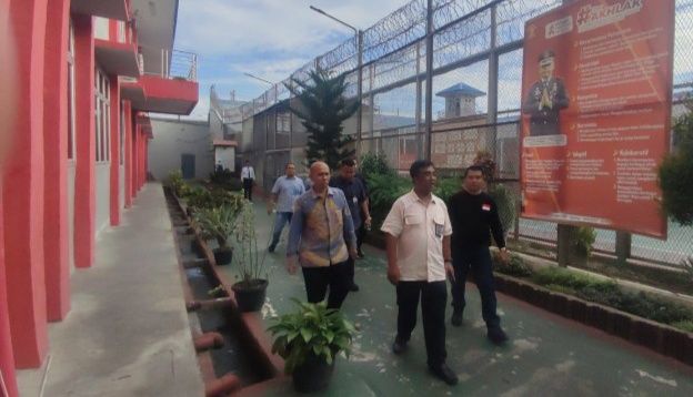 Kakanwil Kemenkumham Sumut Kunjungi Lapas Pancur Batu di Hari Libur