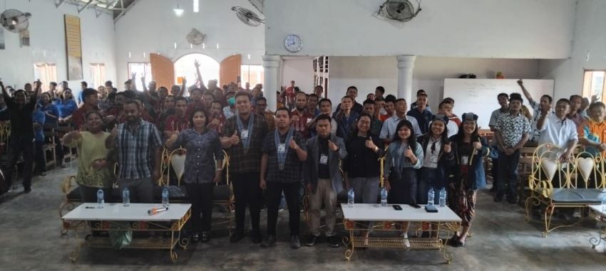 Lapas Klas IIA P.Siantar Peringati Kenaikan Yesus Kristus Bersama GMKI