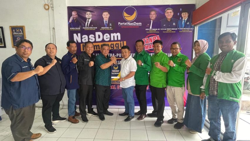 Yusuf Siregar: Alam Bersahabat Ketika PPP Datang ke Kantor NasDem Deli Serdang