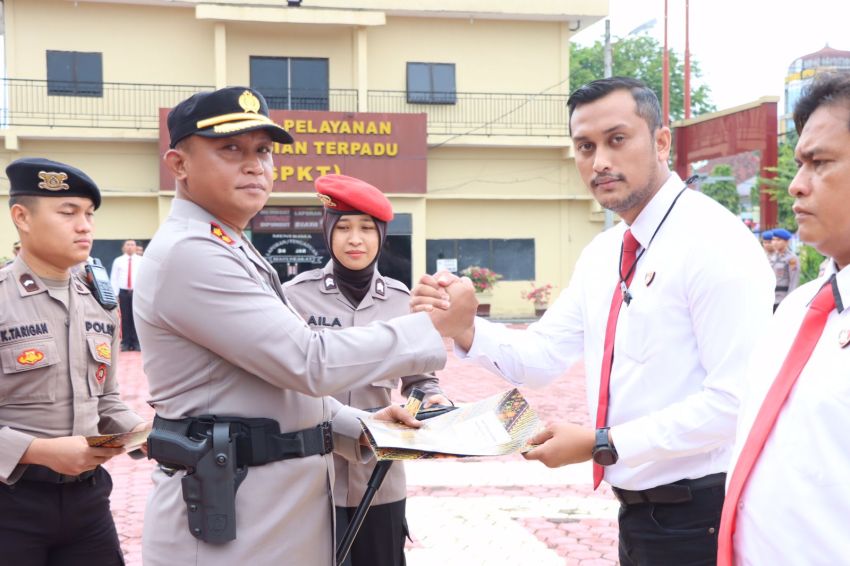 Bongkar Sindikat Pencurian Kendaraan Bermotor, 6 Personel Polres Tanjung Balai Dapat Penghargaan