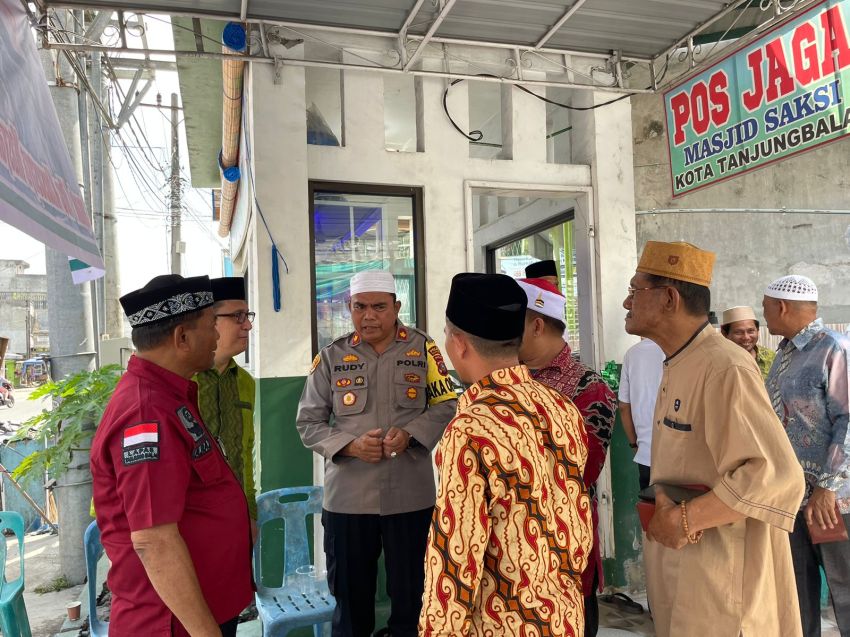 Polres Tanjung Balai Hadiri Grand Opening Badan Usaha Milik Masjid (BUMM) "SAKSI WATER RO" Bangun Ekonomi Umat