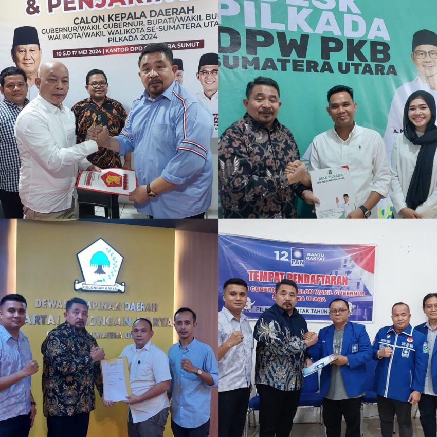 Balon Wagubsu H Suratman Daftar Ke PAN, Golkar, PKB dan Gerindra