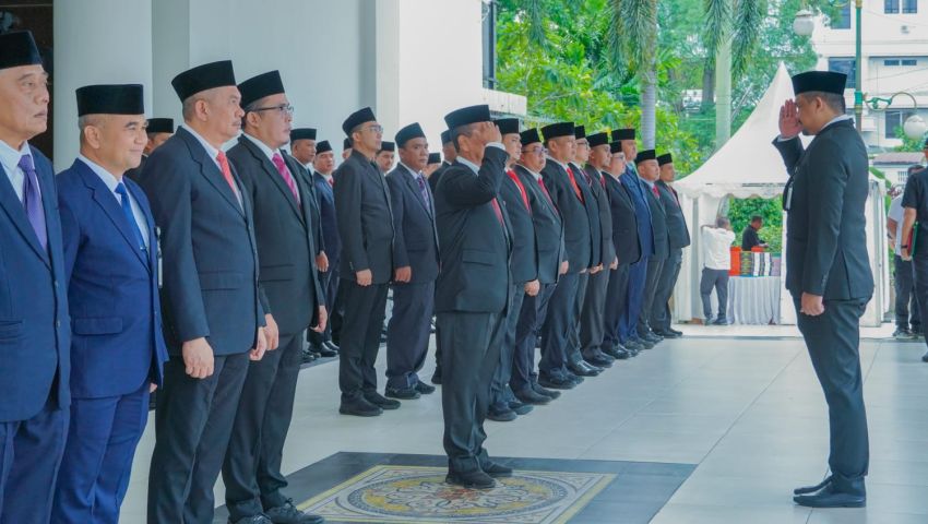 Bobby Nasution Irup Harkitnas 2024 di Balai Kota Medan: Bangkit Untuk Indonesia Emas