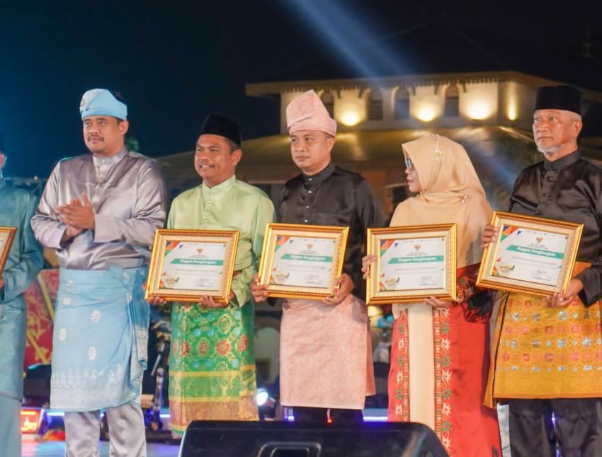 Pj Wako Tebing Tinggi Hadiri Pembukaan Gelar Melayu Serumpun di Istana Maimun