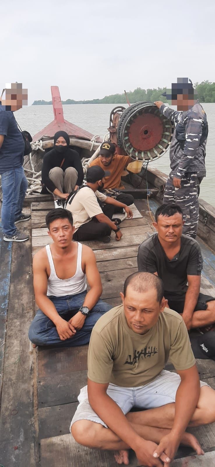 Diamankan Tim FIQR Pangkalan TNI AL Tanjungbalai Asahan, 4 PMI Gagal Berangkat