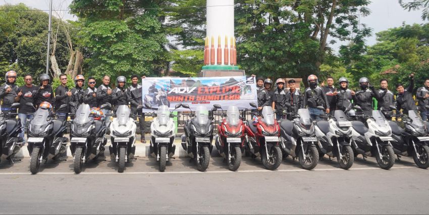 Honda ADV Bikers Kompak Jelajahi Awal ADV Explore 360 Degrees North Sumatera