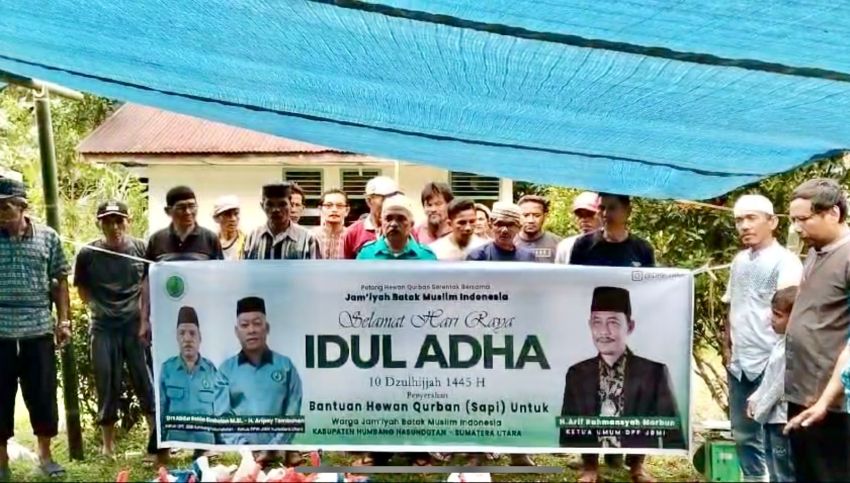 Jamiyah Batak Muslim Indonesia-JBMI Safari Kurban ke Pelosok Sumut