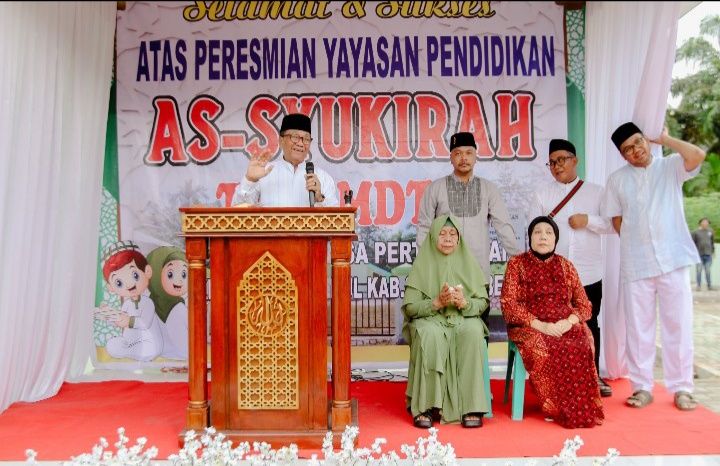 Keluarga Tohar Suhartono Infaqkan Madrasah As Syukuriah untuk Membangun Generasi Bangsa Islami